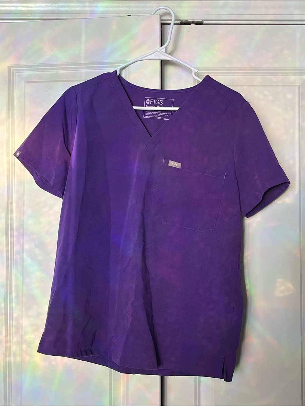 FIGS Purple Womens Top and Joggers